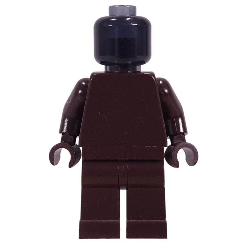 Monochrome, brun foncé avec tête transparent-noire (Monochrome, Dark Brown with Trans-Black Head)