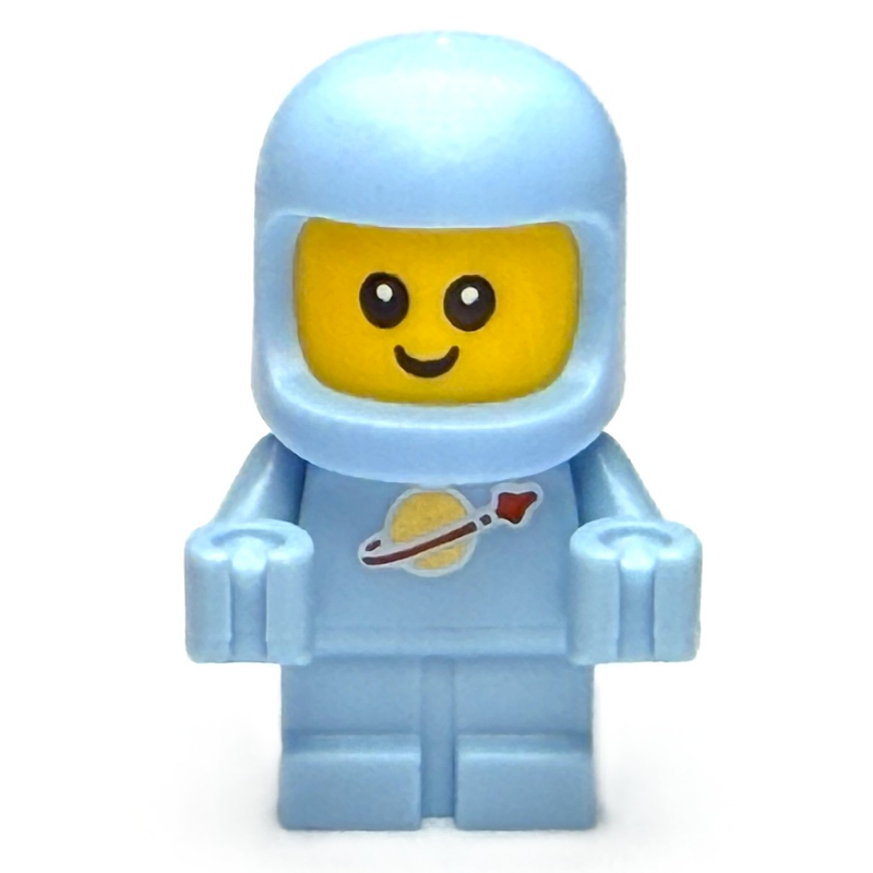 Espace classique bébé, bleu clair vif (Classic Space Baby, Bright Light Blue)