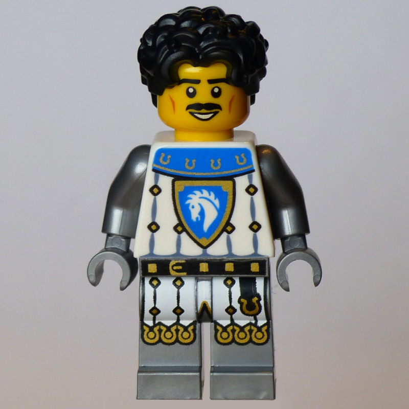 Cheval chevalier, cheveux noirs (Horse Knight, Black Hair)