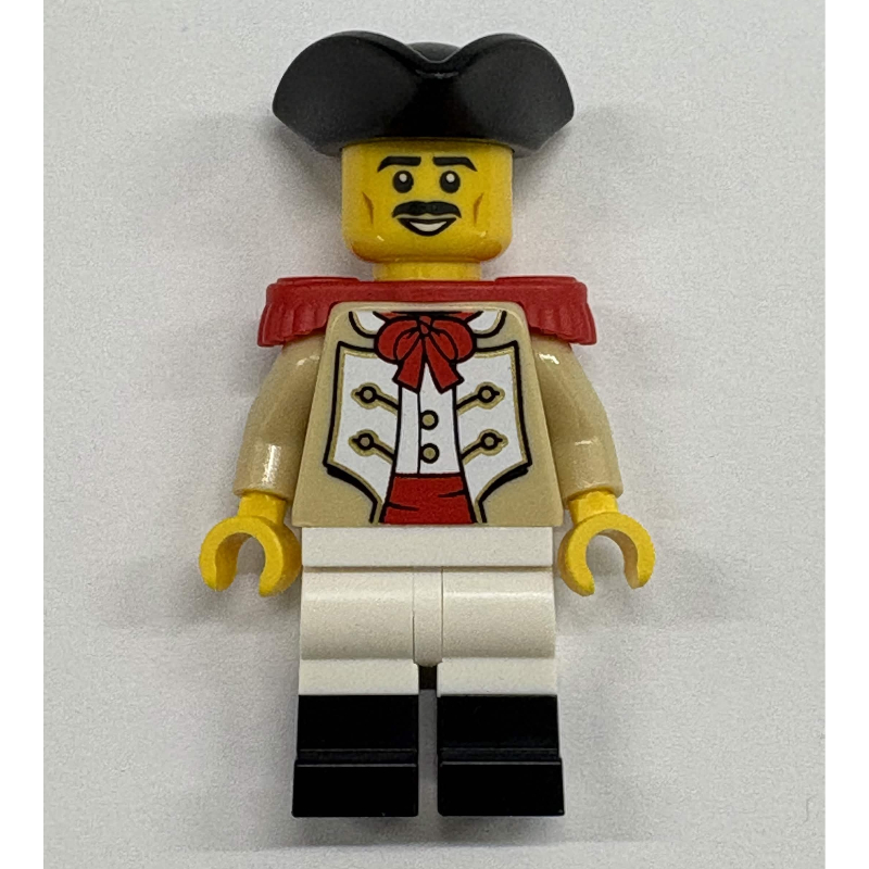 Marine, mâle, épaulette rouge, tricorne noir (Marine, Male, Red Epaulette, Black Tricorn)