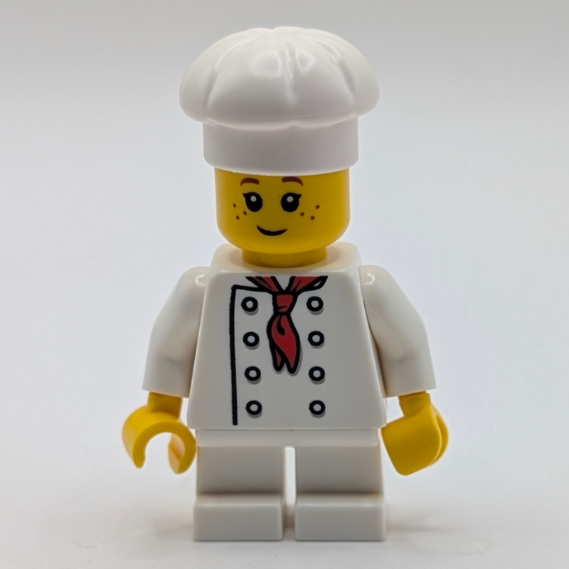 Cuisinier, jambes courtes blanches (Chef, White Short Legs)