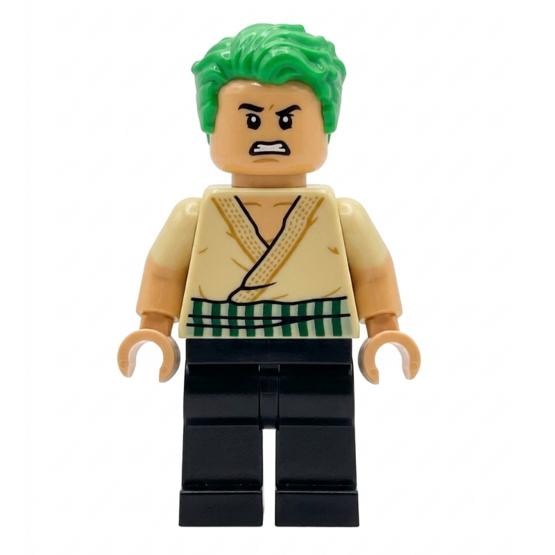 Roronoa Zoro, cheveux, air sévère (Roronoa Zoro, Hair, Stern)