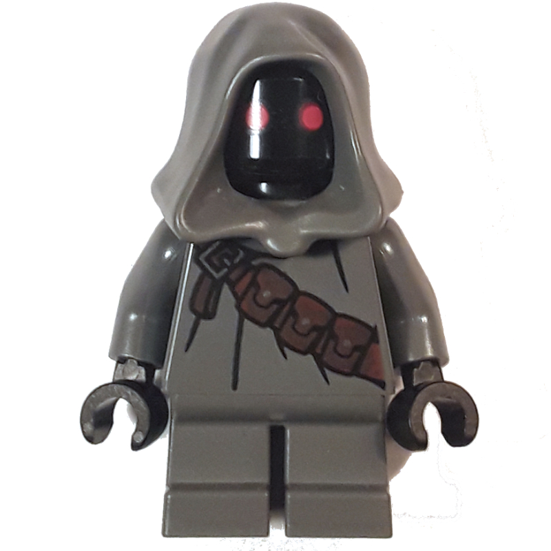 Jawa, yeux rouges, sangle sur l'épaule droite (Jawa, Red Eyes, Strap over Right Shoulder)