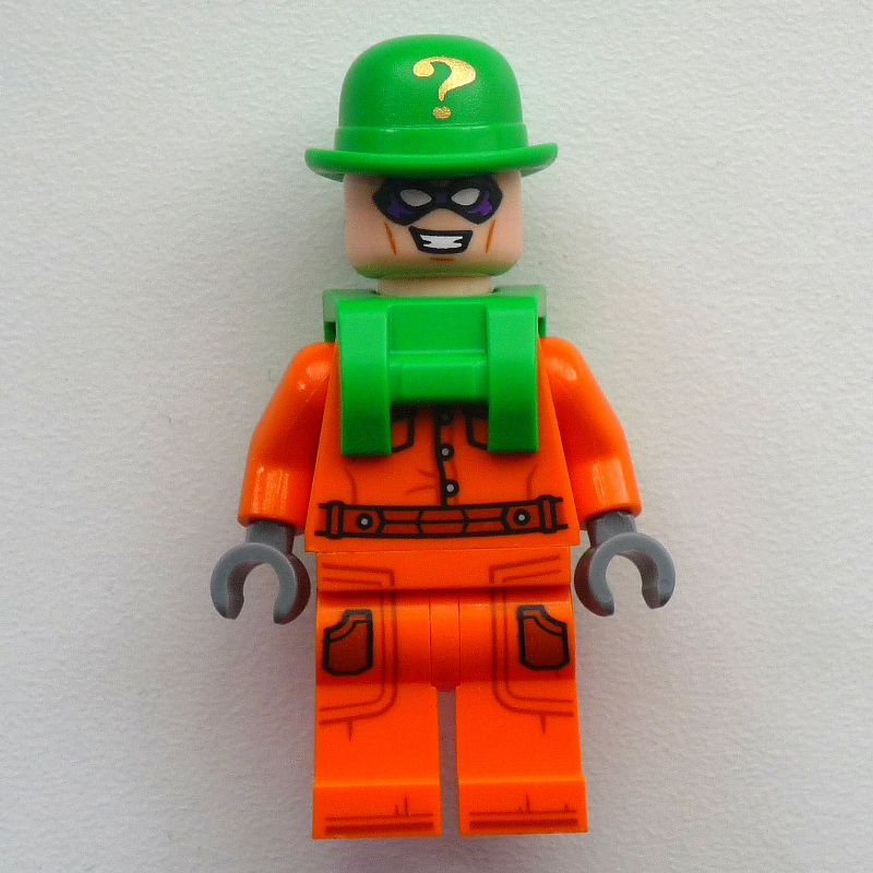L’Homme-Mystère, costume de prison, support de cou (The Riddler, Prison Suit, Neck Bracket)