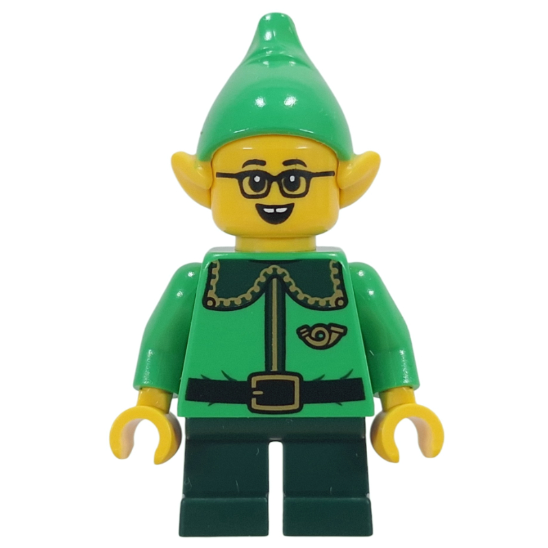 Elf - torse vert vif, jambes vert foncé (Elf - Bright Green Torso, Dark Green Legs)