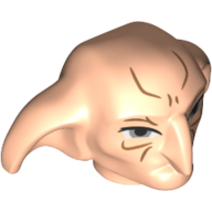 Tête de minifigurine Spécial, Elfe (Kreacher) (Minifig Head Special, Elf (Kreacher))