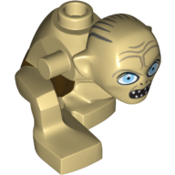 Corps / tête Gollum, grand Yeux imprimés (Body / Head Gollum, Wide Eyes Print)