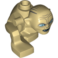 Corps / tête Gollum, étroit Yeux imprimés (Body / Head Gollum, Narrow Eyes Print)