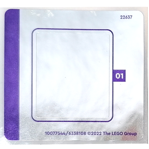 Visuel indicatif Rebrickable de Feuille d'autocollant 2 pour coffret 41714-1 (Sticker Sheet 2 for Set 41714-1)