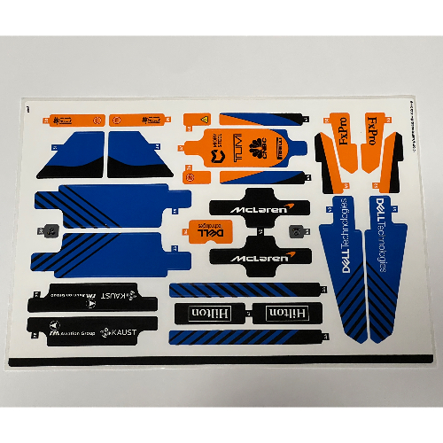 Visuel indicatif Rebrickable de Feuille d'autocollant 2 pour coffret 42141-1 (Sticker Sheet 2 for Set 42141-1)
