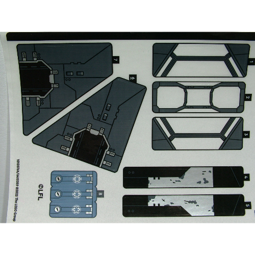 Visuel indicatif Rebrickable de Feuille d’autocollants pour le set 75323-1 (Sticker Sheet for Set 75323-1)