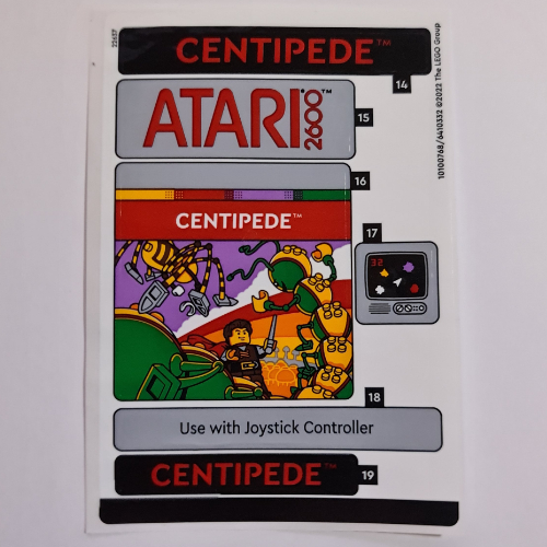 Visuel indicatif Rebrickable de Feuille d'autocollant 2 pour coffret 10306-1 (Sticker Sheet 2 for Set 10306-1)