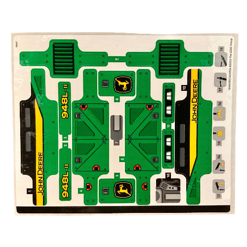 Visuel indicatif Rebrickable de Feuille d’autocollants pour le set 42157-1 (Sticker Sheet for Set 42157-1)