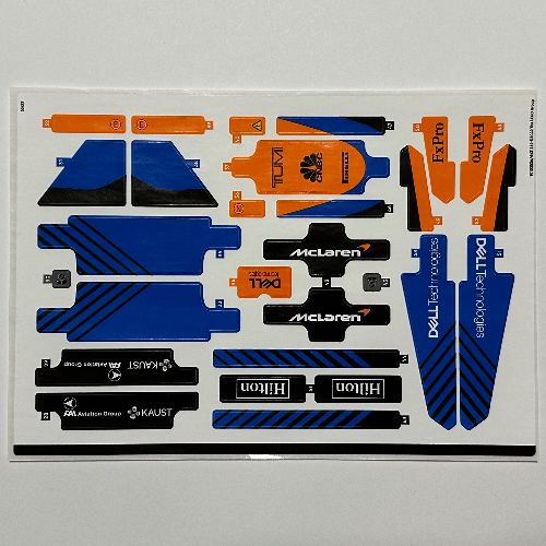 Visuel indicatif Rebrickable de Feuille d'autocollant 2 pour coffret 42141-2 (Sticker Sheet 2 for Set 42141-2)