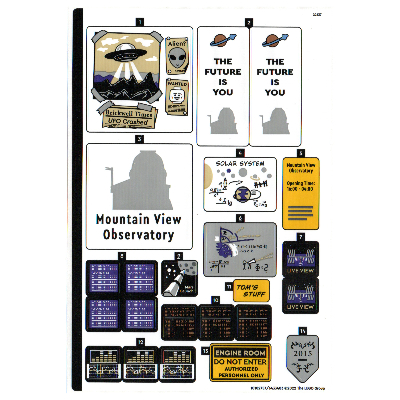 Visuel indicatif Rebrickable de Feuille d’autocollants pour le set 910027-1 (Sticker Sheet for Set 910027-1)