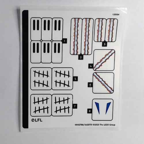 Visuel indicatif Rebrickable de Feuille d’autocollants pour le set 75349-1 (Sticker Sheet for Set 75349-1)