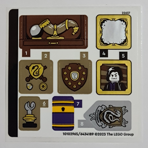 Visuel indicatif Rebrickable de Feuille d’autocollants pour le set 76410-1 (Sticker Sheet for Set 76410-1)