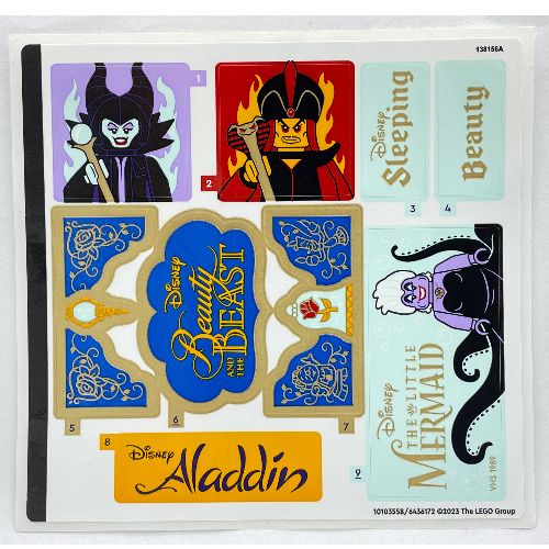 Visuel indicatif Rebrickable de Feuille d'autocollant 1 pour coffret 43227-1 (Sticker Sheet 1 for Set 43227-1)