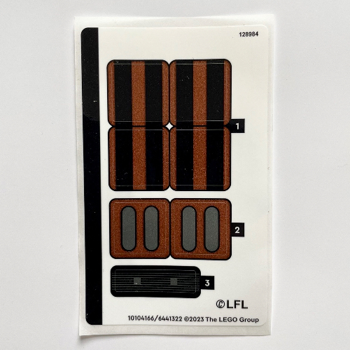 Visuel indicatif Rebrickable de Feuille d’autocollants pour le set 75351-1 (Sticker Sheet for Set 75351-1)