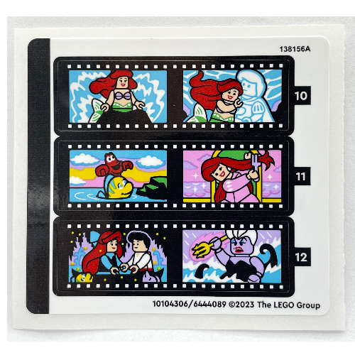 Visuel indicatif Rebrickable de Feuille d'autocollant 2 pour coffret 43227-1 (Sticker Sheet 2 for Set 43227-1)