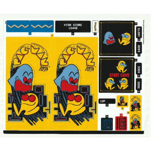 Visuel indicatif Rebrickable de Feuille d’autocollants pour le set 10323-1 (Sticker Sheet for Set 10323-1)