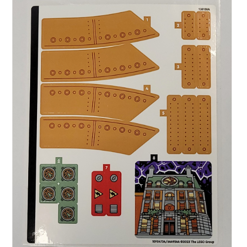 Visuel indicatif Rebrickable de Feuille d’autocollants pour le set 76261-1 (Sticker Sheet for Set 76261-1)