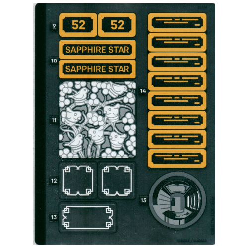 Visuel indicatif Rebrickable de Feuille autocollante 2 pour coffret 21344-1 (Erreur) (Sticker Sheet 2 for Set 21344-1 (Misprint))