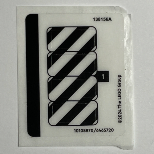 Visuel indicatif Rebrickable de Feuille d’autocollants pour le set 60428-1 (Sticker Sheet for Set 60428-1)