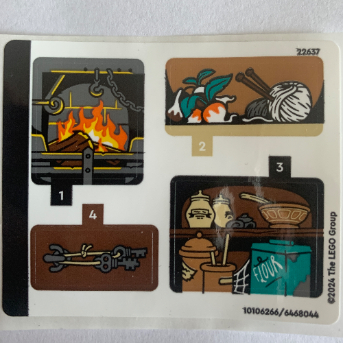 Visuel indicatif Rebrickable de Feuille d’autocollants pour le set 76428-1 (Sticker Sheet for Set 76428-1)