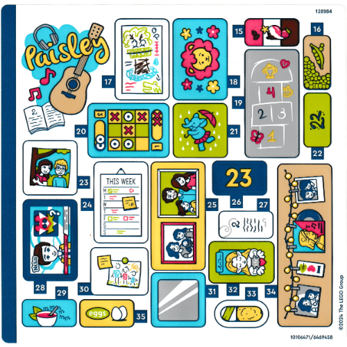 Visuel indicatif Rebrickable de Feuille d'autocollant 2 pour coffret 42620-1 (Sticker Sheet 2 for Set 42620-1)