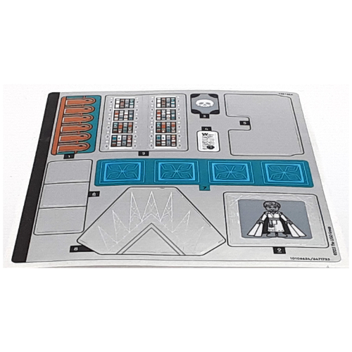 Visuel indicatif Rebrickable de Feuille d’autocollants pour le set 43224-1 (Sticker Sheet for Set 43224-1)