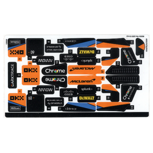 Visuel indicatif Rebrickable de Feuille d’autocollants pour le set 76919-1 (Sticker Sheet for Set 76919-1)