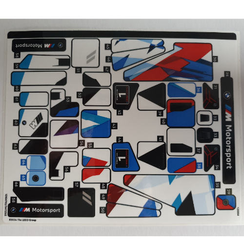 Visuel indicatif Rebrickable de Feuille d'autocollant 2 pour coffret 76922-1 (Sticker Sheet 2 for Set 76922-1)