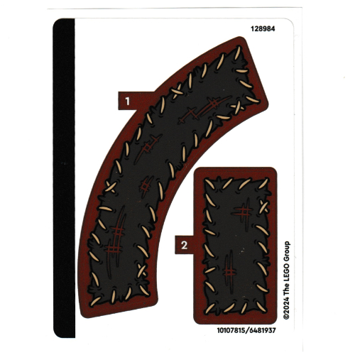 Visuel indicatif Rebrickable de Feuille d’autocollants pour le set 76429-1 (Sticker Sheet for Set 76429-1)