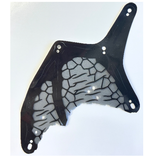 Visuel indicatif Rebrickable de Aile noire, dragon avec sangle gris bleuté foncé (Black Wing, Dragon with Dark Bluish Grey Webbing)