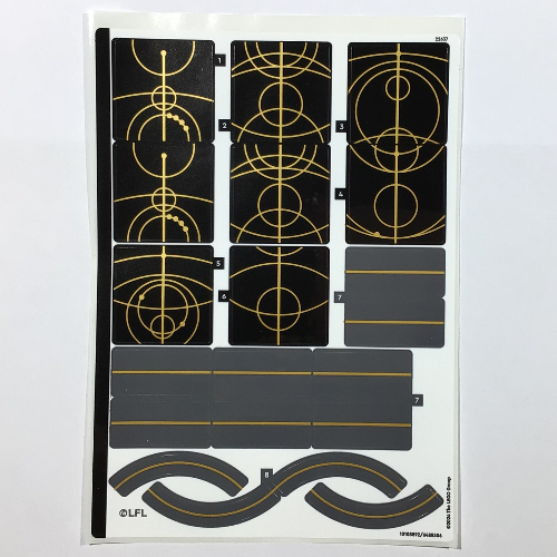 Visuel indicatif Rebrickable de Feuille d’autocollants pour le set 75385-1 (Sticker Sheet for Set 75385-1)