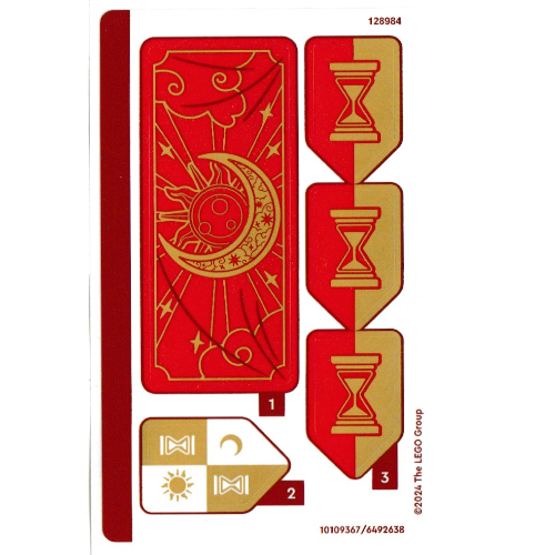 Visuel indicatif Rebrickable de Feuille d'autocollant 2 pour coffret 71486-1 (Sticker Sheet 2 for Set 71486-1)
