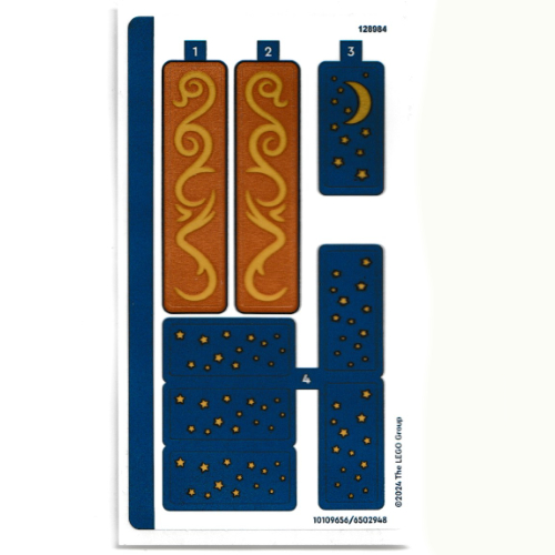 Visuel indicatif Rebrickable de Feuille d’autocollants pour le set 40701-1 (Sticker Sheet for Set 40701-1)