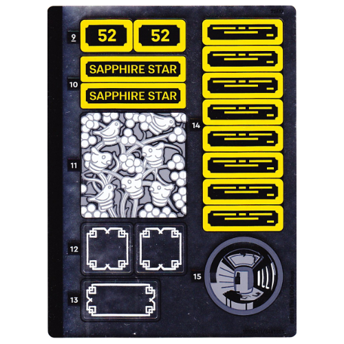 Visuel indicatif Rebrickable de Feuille autocollante 2 pour coffret 21344-1 (Sticker Sheet 2 for Set 21344-1)