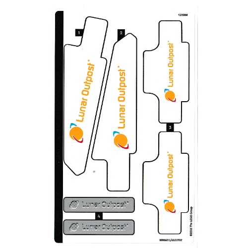 Visuel indicatif Rebrickable de Feuille d’autocollants pour le set 42211-1 (Sticker Sheet for Set 42211-1)