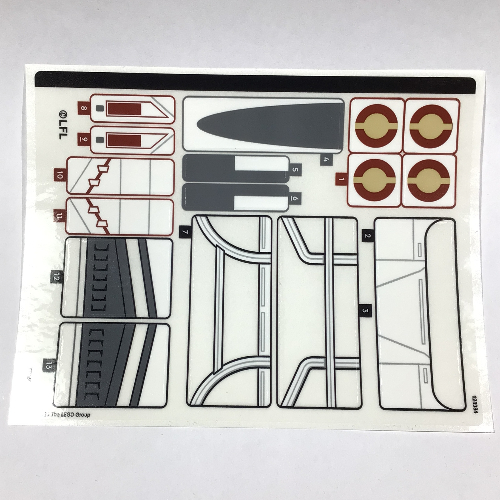 Visuel indicatif Rebrickable de Feuille d’autocollants pour le set 75402-1 (Sticker Sheet for Set 75402-1)