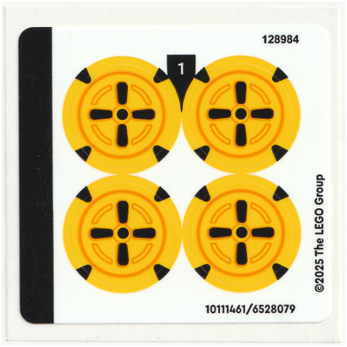 Visuel indicatif Rebrickable de Feuille d’autocollants pour le set 72032-1 (Sticker Sheet for Set 72032-1)