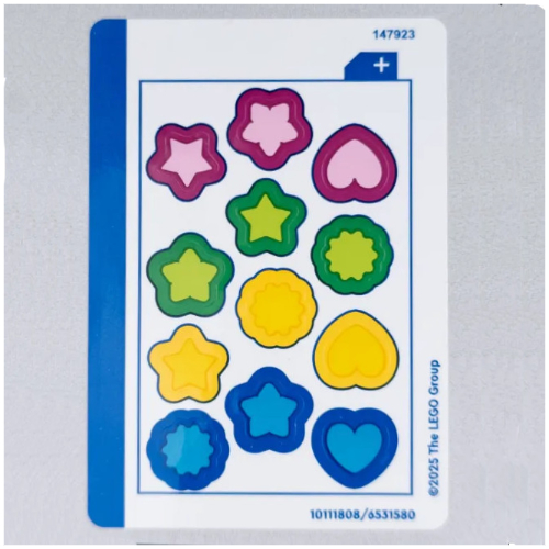 Visuel indicatif Rebrickable de Feuille d’autocollants pour le set 40764-1 (Sticker Sheet for Set 40764-1)