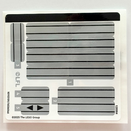 Visuel indicatif Rebrickable de Feuille d’autocollants pour le set 75408-1 (Sticker Sheet for Set 75408-1)
