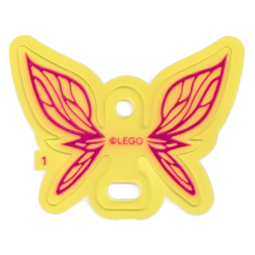 Feuille d'aluminium pour coffret 42661-1 - ailes de fée/papillon (Foil Sheet for Set 42661-1 - Fairy/Butterfly Wings)