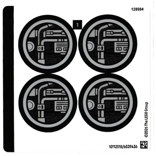 Visuel indicatif Rebrickable de Feuille d’autocollants pour le set 75426-1 (Sticker Sheet for Set 75426-1)