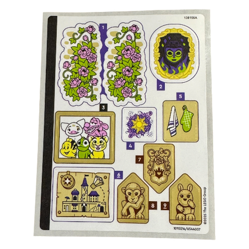 Visuel indicatif Rebrickable de Feuille d’autocollants pour le set 43267-1 (Sticker Sheet for Set 43267-1)