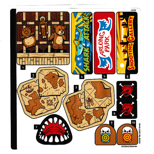 Visuel indicatif Rebrickable de Feuille d’autocollants pour le set 75638-1 (Sticker Sheet for Set 75638-1)