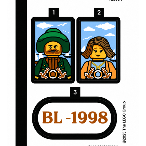 Visuel indicatif Rebrickable de Feuille d’autocollants pour le set 910046-1 (Sticker Sheet for Set 910046-1)