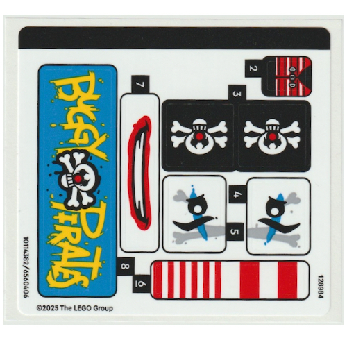Visuel indicatif Rebrickable de Feuille d'autocollant 2 pour coffret 75637-1 (Sticker Sheet 2 for Set 75637-1)
